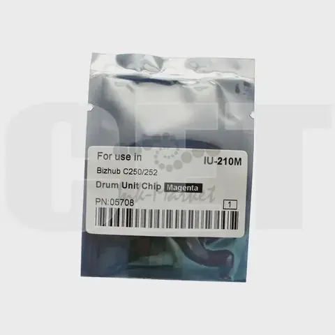 Чип драм-юнита для Konica Minolta Bizhub C250/C252 (CET) Magenta, (WW), 45000 стр., CET5708