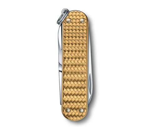 Нож-брелок Victorinox Classic Precious Alox, Brass Gold (0.6221.408G)