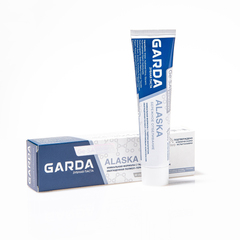 Зубная паста БЕРЕЖНОЕ ОТБЕЛИВАНИЕ с гидроксиапатитом ALASKA, GARDA, для чувствительных зубов и десен, 75 гр.