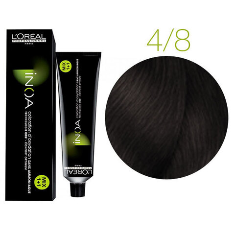 L'Oreal Professionnel INOA 4.8 (Шатен мокка) - Краска для волос
