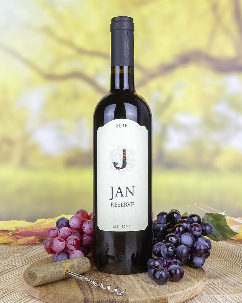 Вино Jan Красное Cухое Резервное 2016 г.у. 14,2%, 0,75 л