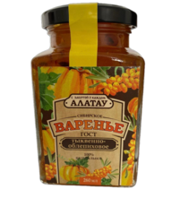 Сибирское Варенье Тыквенно-облепиховое 260 мл.