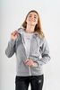 Толстовка на молнии Noname Track Hoodie 23 Wos Grey Melange женская
