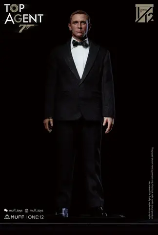 Фигурка Агент 007 Джеймс Бонд Дэниел Крейг масштаб 1/12