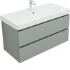 Aquanet 337957 Тумба Вега 2.0 100 2 ящ. цв.мисти грин (337957)