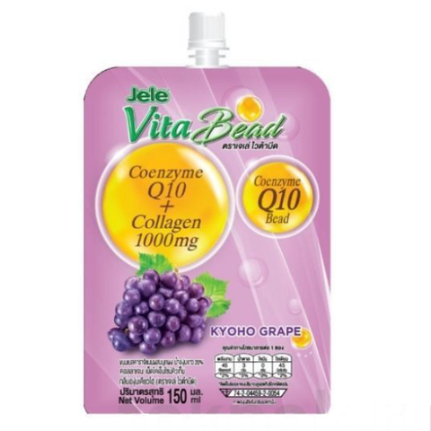 Желе со вкусом винограда Киохо, коллагеном и коэнзимом Q10 Jele Vita Bead , 150 г