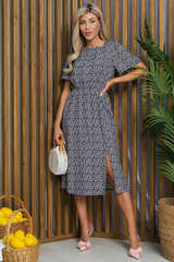Платье Пиола (черно-белое) П13303-35М LT Collection