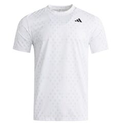 Теннисная футболка Adidas Club Climacool Graphic - white/dash grey