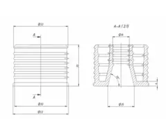 Манжет для канализационной трубы R-50х16мм