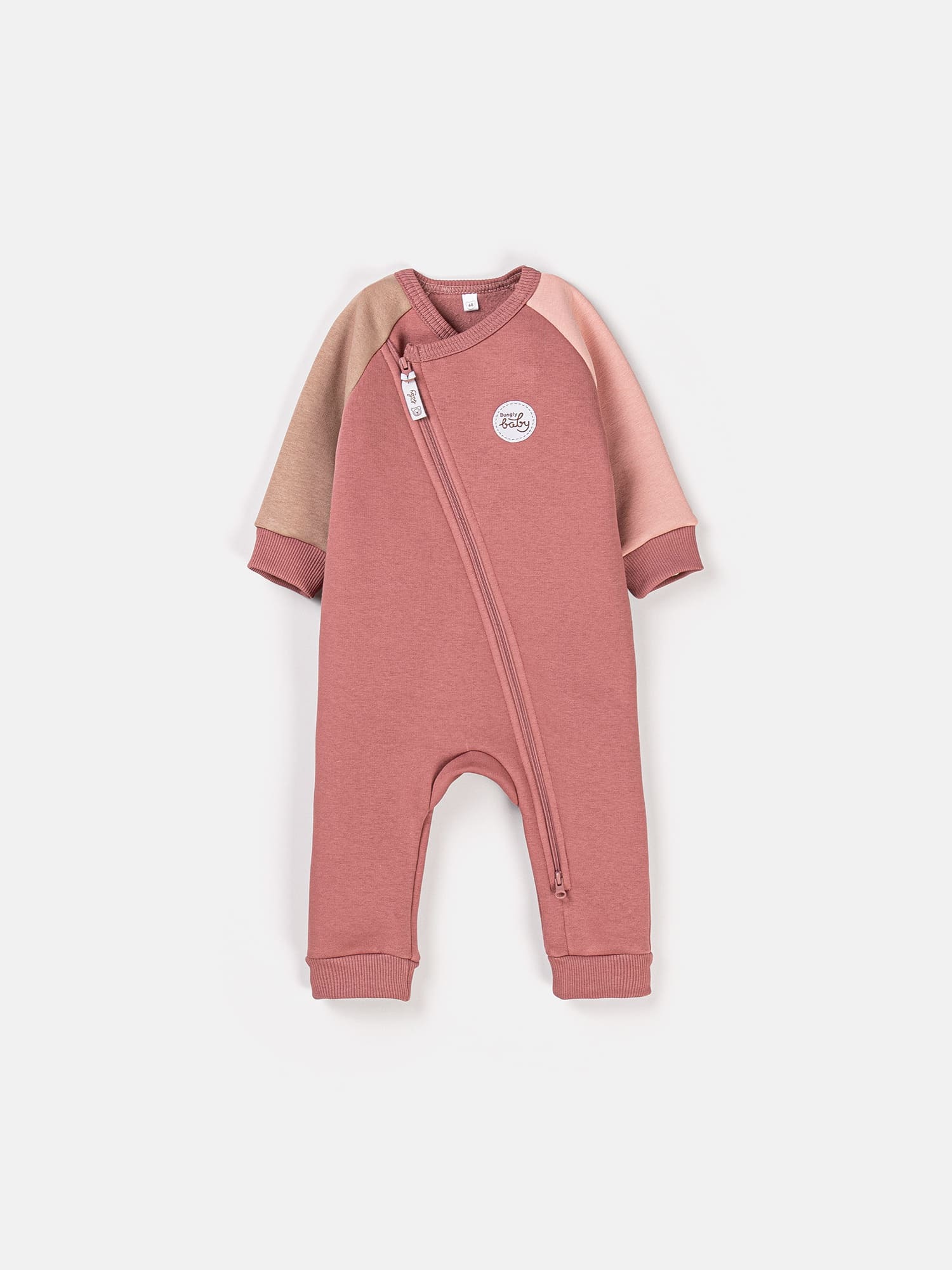 

Комбинезон-косуха Колор блок "Пепельная роза" утепленный 0+