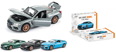 Машина металл М8 12 в уп 18 см, цена за шт.