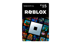 Карта оплаты Roblox 15 EUR EU [Цифровая версия] (для ПК, цифровой код доступа)