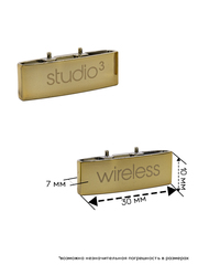 Металлический крепеж Beats Studio 3.0 (Золотой)