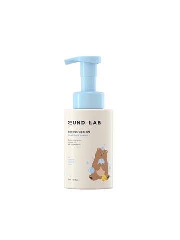 Round Lab Baby Mild Top To Toe Wash, Детская очищающая пенка, 300 мл