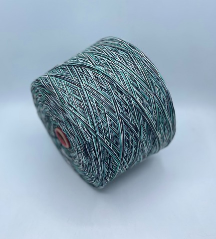 Авторская смотка (пр.Италия) 258м/100гр, Шерсть/Хлопок/Меринос/Полиамид/Вискоза/Кашемир, цвет-Альпийские луга, арт.36498