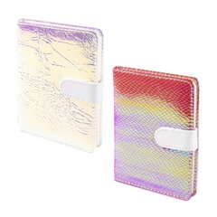 
          Ежедневник недатированный, 10,5 х 14,8 см, 7БЦ, Alingar, ПВХ, клапан на магните, 80 л, клетка, "Снежный блеск".