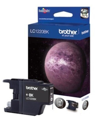 Картридж BROTHER LC1220BK черный, 300 стр. оригинал