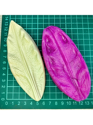 Молд пластиковый+вайнер силиконовый лепесток лилии волна 13,2х5,4см