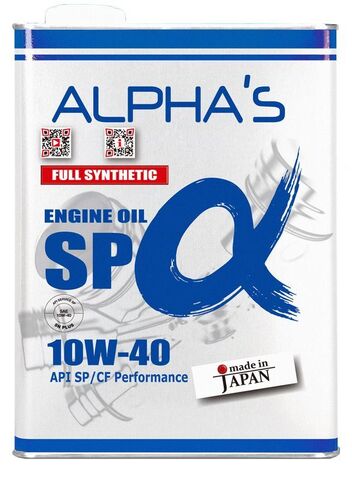 Масло моторное ALPHA'S 809644 10W-40 SP/CF 4L