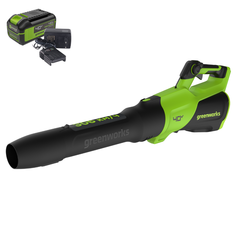 Воздуходувка Greenworks GD40BG3K4 40V (306 км/ч ) аккумуляторная, c АКБ 4 А/ч и ЗУ