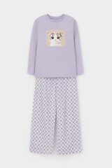 пижама  для девочки  К 1623/лепесток орхидеи,мозаика