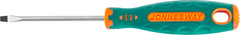 Отвёртка шлицевая ANTI-SLIP GRIP, SL3х60 мм Jonnesway D71S360