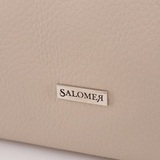 Сумка Саломея 607 леар бежевый + шоколад