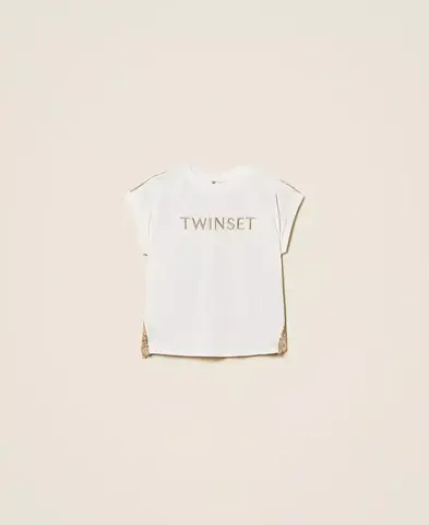 TWINSET Футболка с кружевом на спине