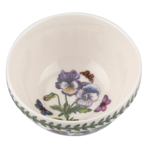 Cалатник порционный 14см Portmeirion Ботанический сад Анютины глазки