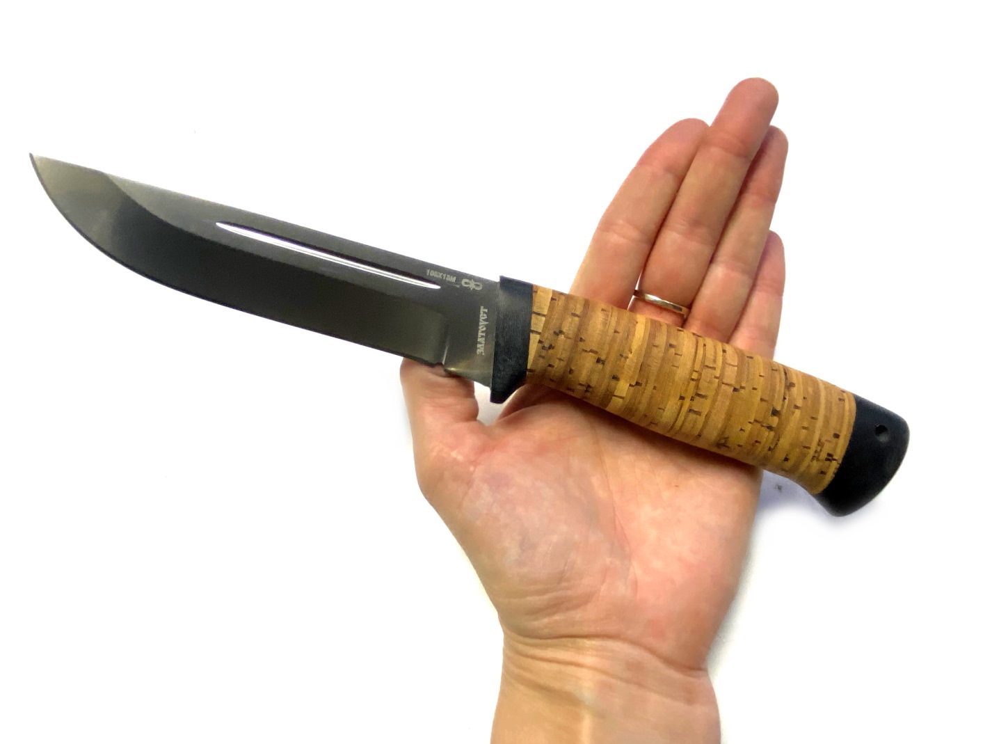 Как сделать рукоять ножа из бересты своими руками