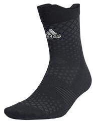 Носки теннисные Adidas Run 4D Quarter Socks 1P - black/carbon/almost lime
