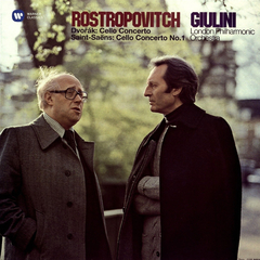 Mstislav Rostropovich, London Philharmonic Orchestra, Carlo Maria Giulini / Dvorak: Cello Concerto & Saint-Saens: Cello Concerto No. 1 (2LP)