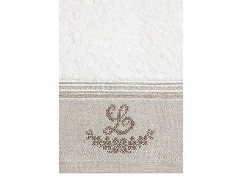 Полотенце 70x140 Luxberry Lovely New белое