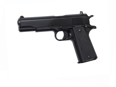 Страйкбольный пистолет STI M1911 пластиковый, пружинный (артикул 16845)