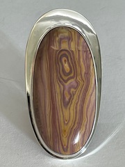 Агат древесный  (кольцо из серебра)