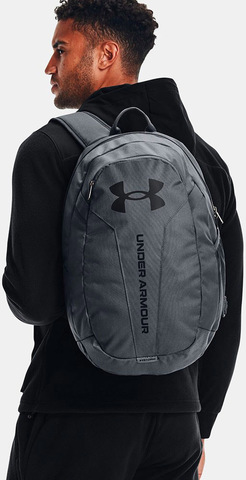 Картинка рюкзак городской Under Armour Hustle Lite Backpack серый - 2