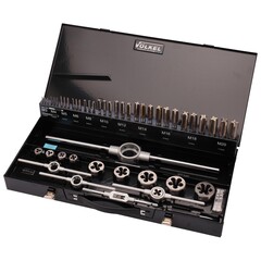 Набор метчиков и плашек M3 -M20 HSSE 54пр Volkel 49251