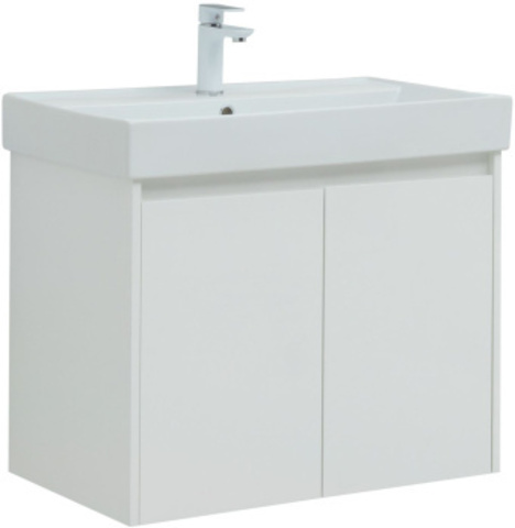 Aquanet 298850 Тумба Nova Lite 75 2 дв. цв. бел. глянец (298850)