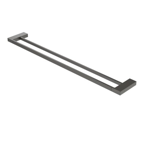 Cezares SLIDER-THD-80-GM SLIDER-THD-80-GM Полотенцедержатель двойной 80 см, исполнение оружейная сталь