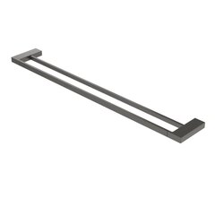 Cezares SLIDER-THD-80-GM SLIDER-THD-80-GM Полотенцедержатель двойной 80 см, исполнение оружейная сталь фото