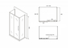 Abber Schwarzer Diamant AG30140BH-S70B-S70B Душевой уголок, 140x70x195
