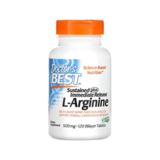 Л-аргинин 500 мг, L-Arginine 500 mg, Doctor's best, 120 таблеток 1