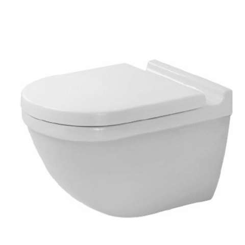 Duravit Starck 3 Комплект: подвесной унитаз 360х540 мм 222509+ сиденье с мягким закрыванием 006389 42250900A1 (222509+006389)