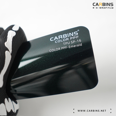 Carbins Color PPF Emerald SP16 зеленая цветная полиуретановая защитная антигравийная пленка