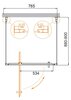 Душевой уголок Cezares MOLVENO-BA2 MOLVENO-BA2-90/90-C-Cr-IV