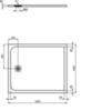 Душевой поддон прямоугольный Ideal Standard Ideal Solid Ultraflat S K8232FS