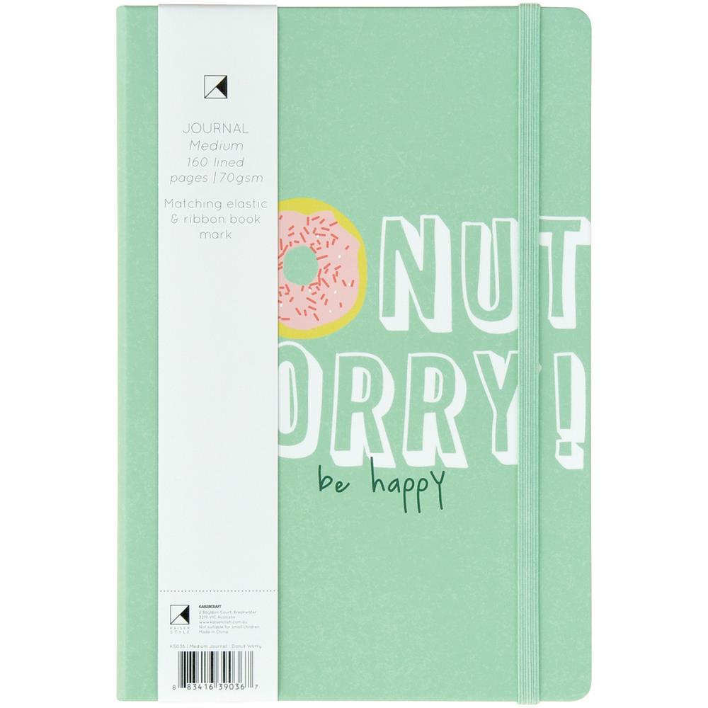 Блокнот  14,3 х21см Kaiser Style A5 Journal - Donut Worry