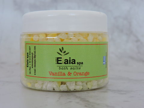 Морская соль для ванны c ароматом ванили и апельсина ElaiaSpa