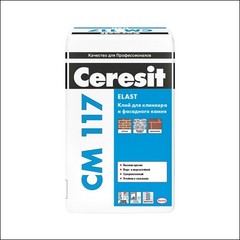 Клей для плитки CERESIT СМ 117 универсальный эластичный (белый)