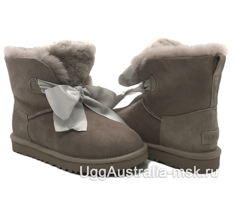 UGG Gita Bow Mini Boot Smoky